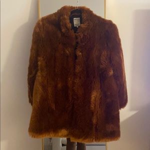 Zara faux fur coat